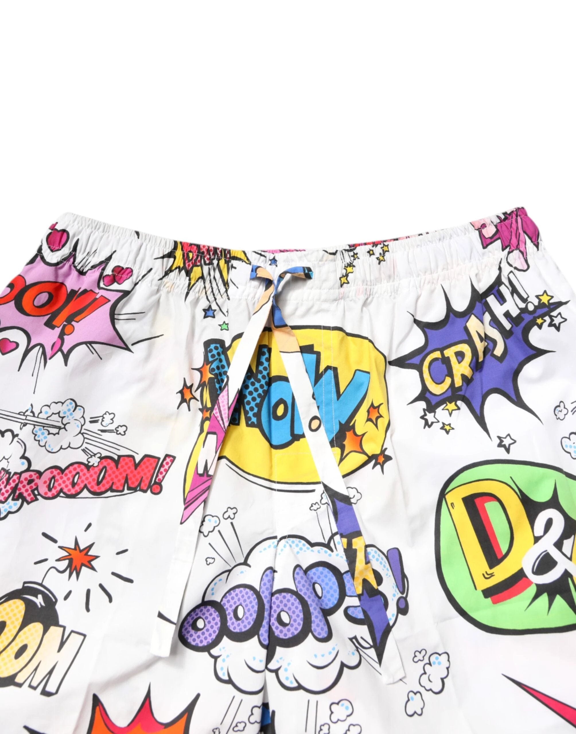Dolce & Gabbana White Cartoon Print Cotton Men Pajama Set Sleepwear by Dolce & Gabbana