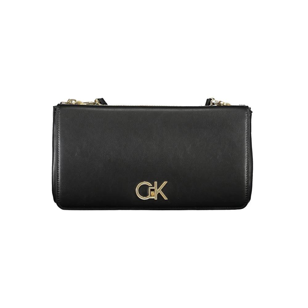 Sac bandoulière Calvin Klein noir en polyester pour femme