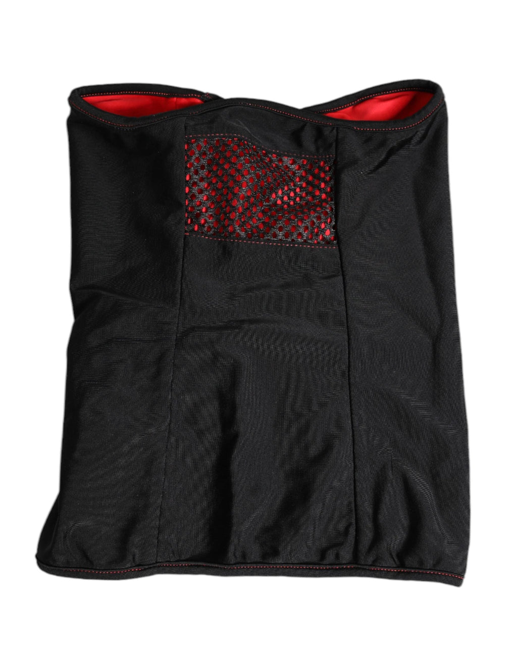 Dolce & Gabbana Black Nylon Knitted Neck Warmer Balaclava Scarf by Dolce & Gabbana