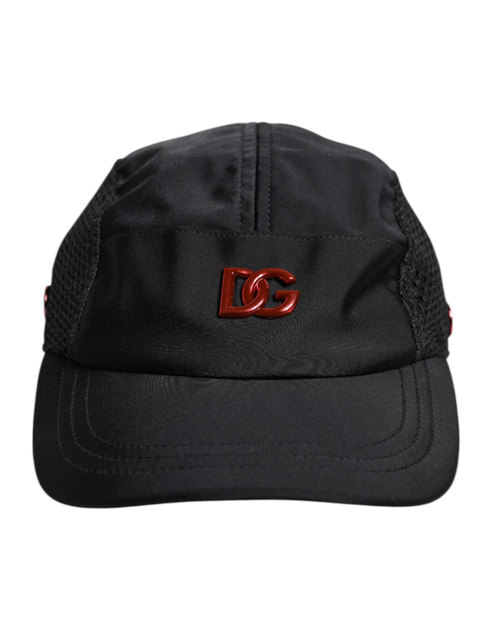 Dolce & Gabbana Black Nylon Logo 6 Panels Baseball Cap by Dolce & Gabbana