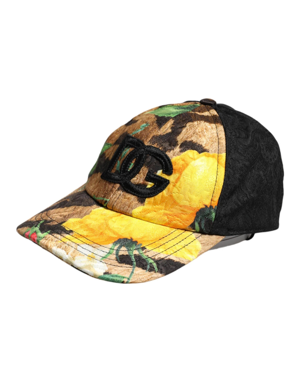 Dolce & Gabbana Multicolor DG Logo Patch 6 Panels Baseball Cap by Dolce & Gabbana