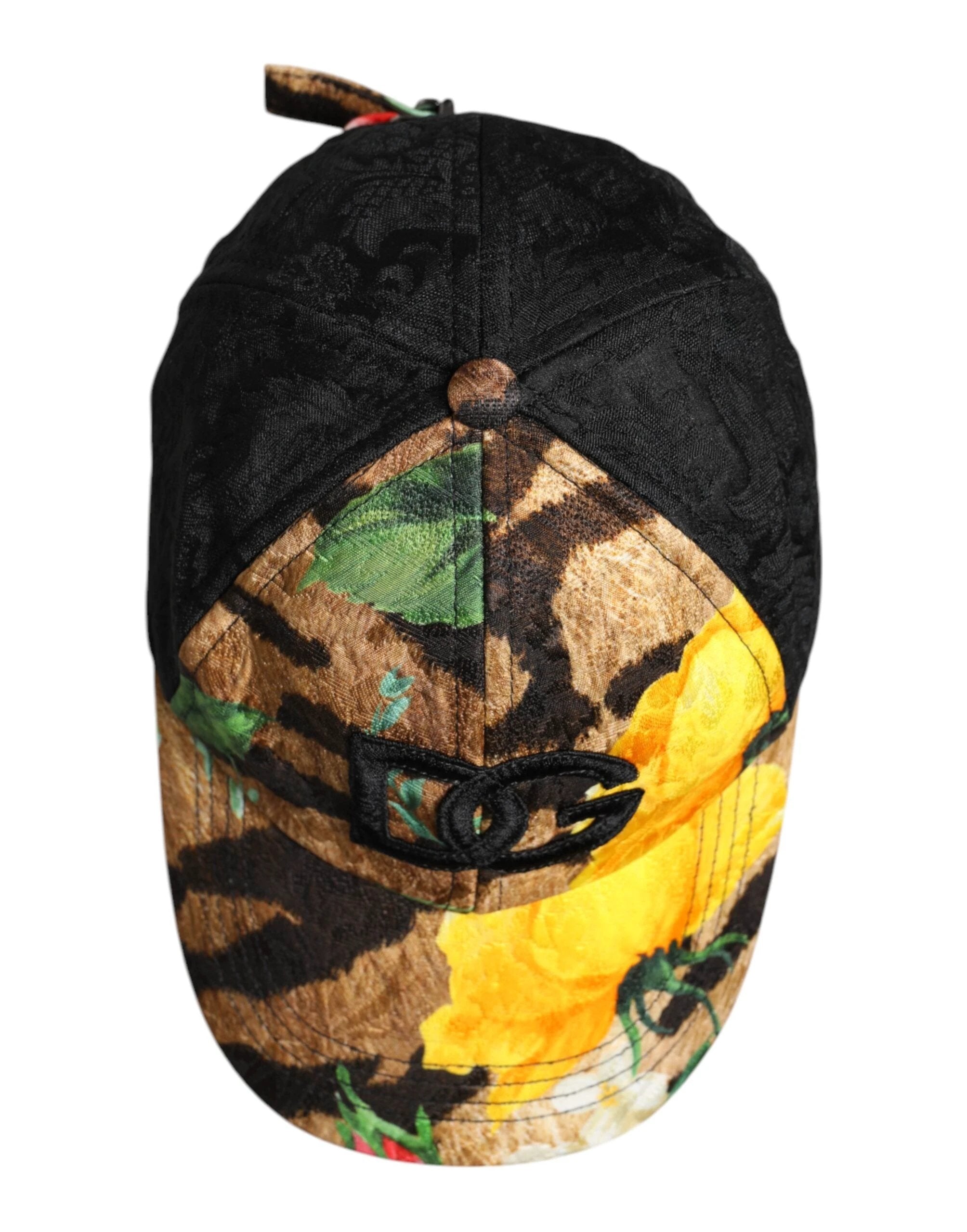 Dolce & Gabbana Multicolor DG Logo Patch 6 Panels Baseball Cap by Dolce & Gabbana