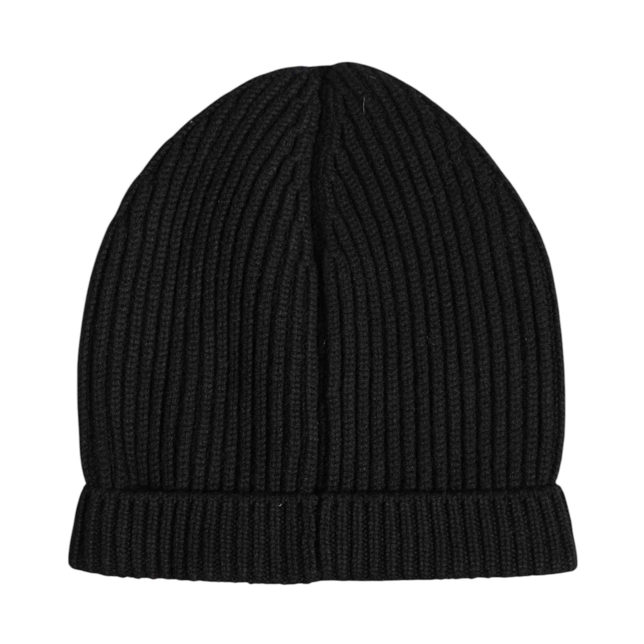 Dolce & Gabbana Black Cashmere Knitted Winter Beanie Hat by Dolce & Gabbana