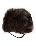Dolce & Gabbana Brown Fur Women Bucket Hat by Dolce & Gabbana