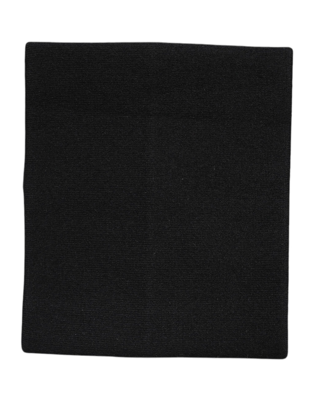 Dolce & Gabbana Black Cashmere Knitted Neck Warmer Foulard Scarf by Dolce & Gabbana