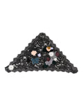 Dolce & Gabbana Black Lace Floral Applique Cotton Veil Hat by Dolce & Gabbana