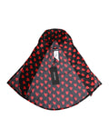 Dolce & Gabbana Black Red Hearts Polyester Hat by Dolce & Gabbana