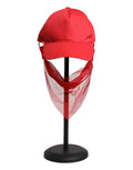 Dolce & Gabbana Red Cotton 6 Panels Women Baseball Cap by Dolce & Gabbana