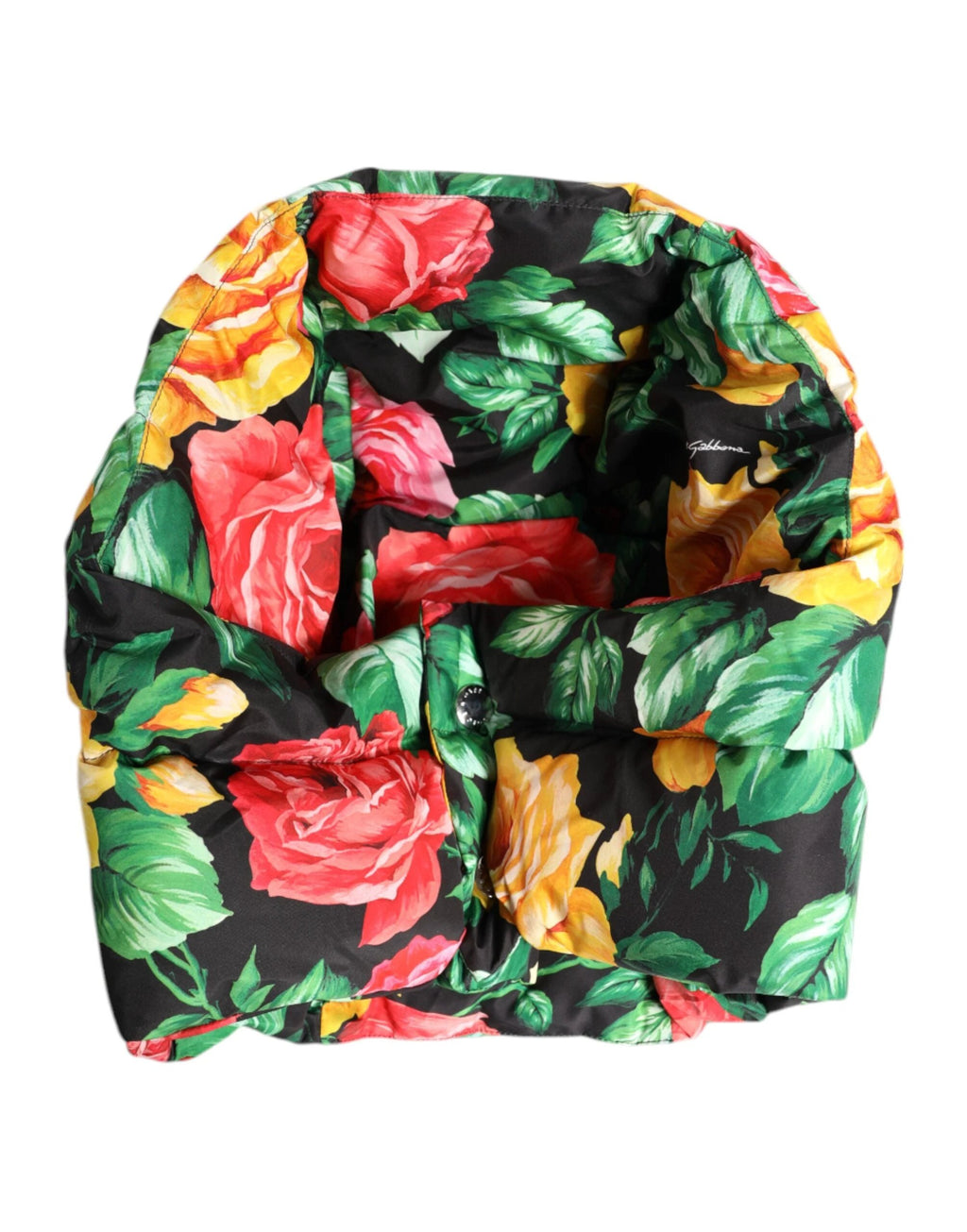 Dolce & Gabbana Multicolor Floral Print Whole Head Wrap Hat by Dolce & Gabbana