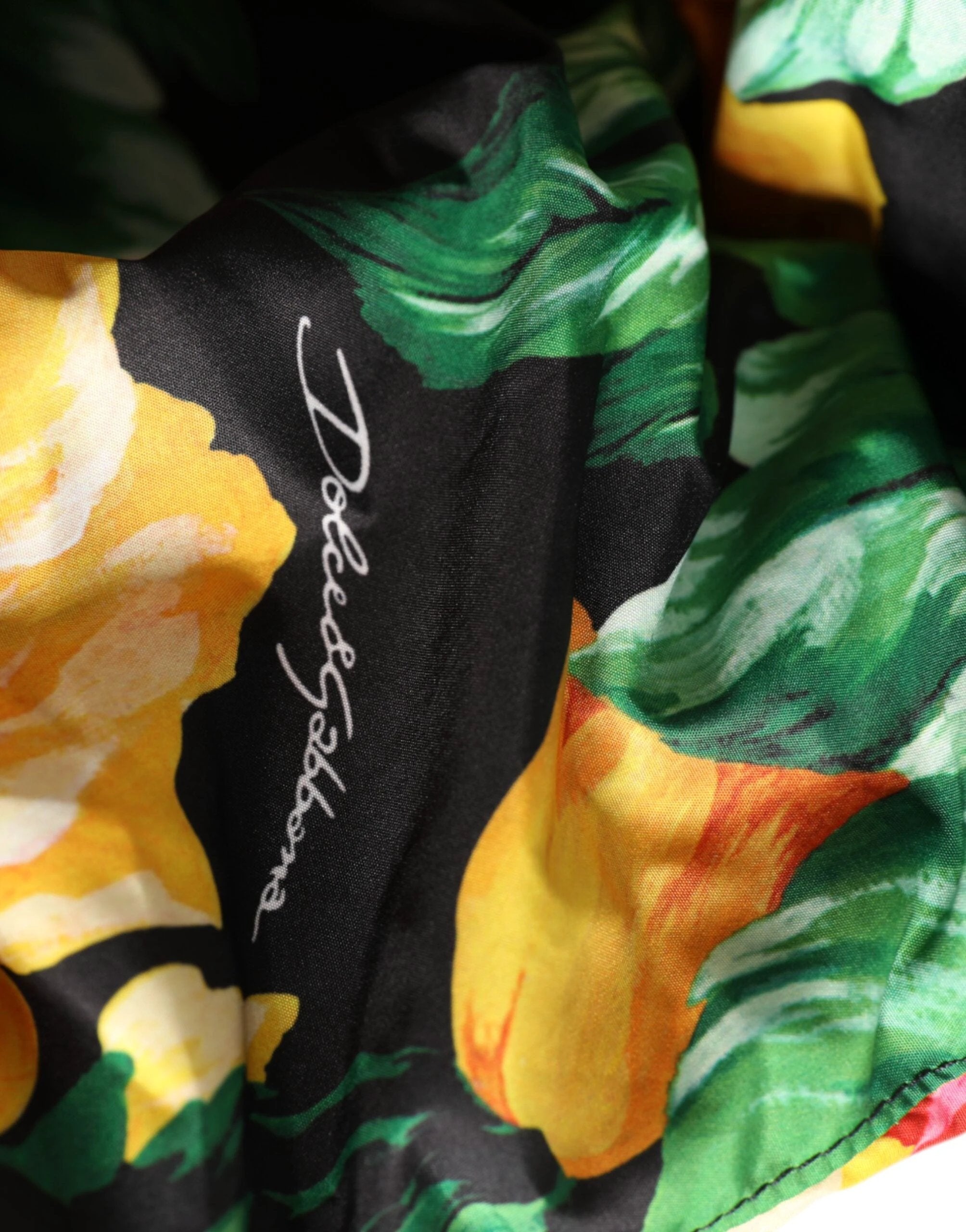 Dolce & Gabbana Multicolor Floral Print Whole Head Wrap Hat by Dolce & Gabbana