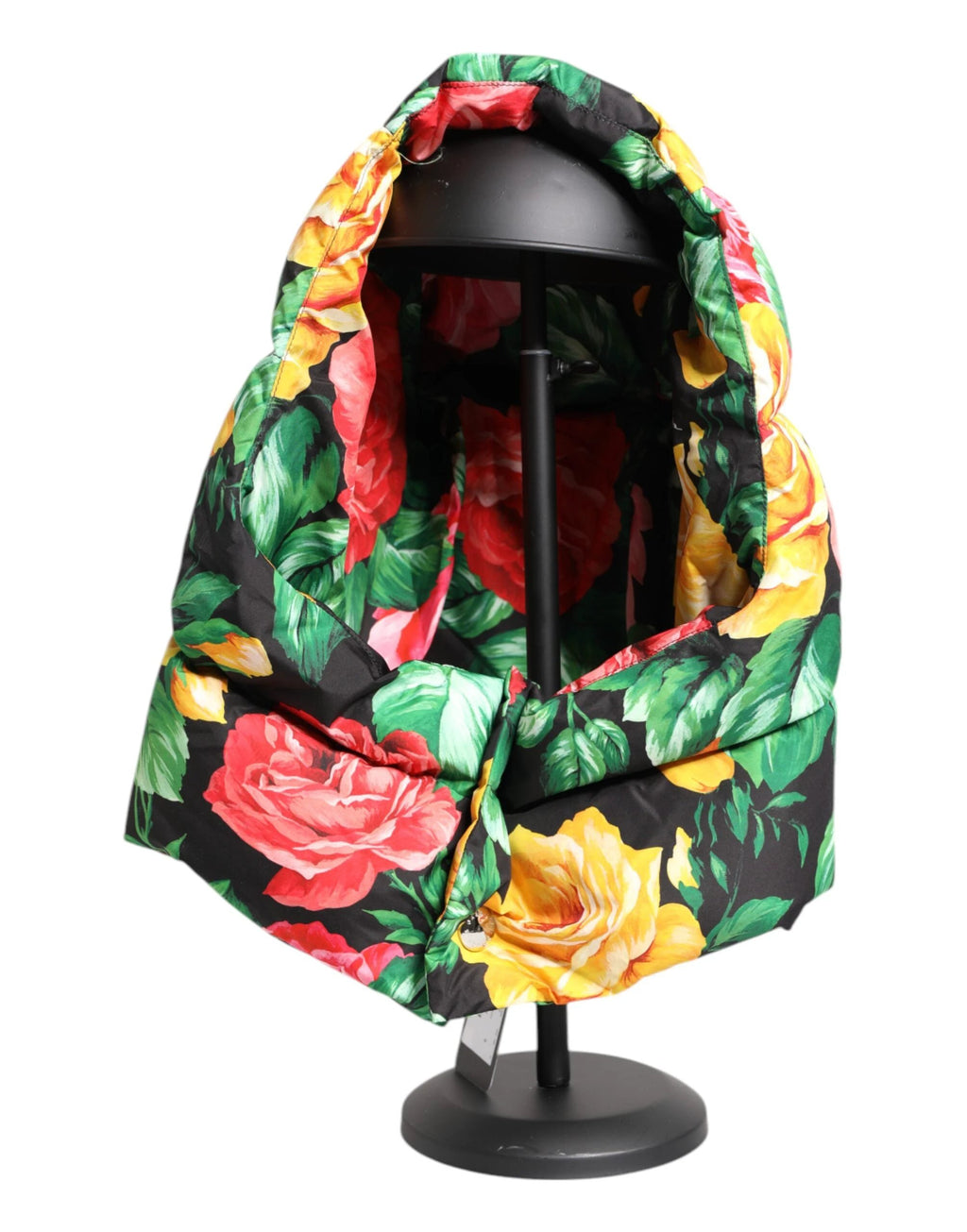 Dolce & Gabbana Multicolor Floral Print Whole Head Wrap Hat by Dolce & Gabbana
