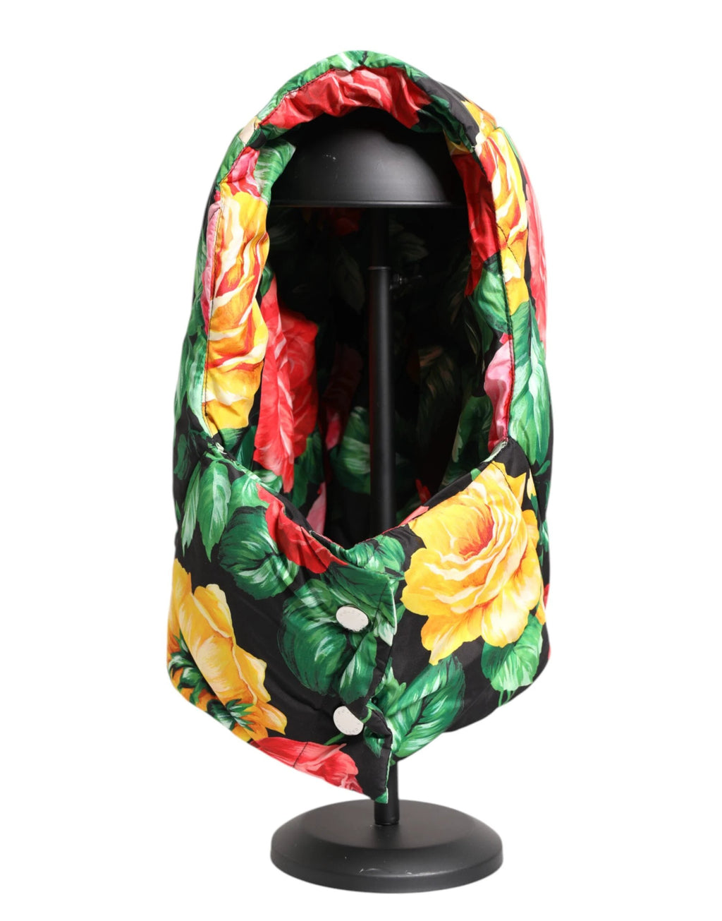 Dolce & Gabbana Multicolor Floral Print Whole Head Wrap Hat by Dolce & Gabbana