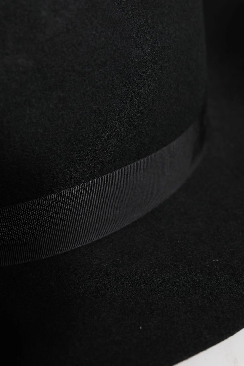 Dolce & Gabbana Black Wide Brim Trilby Fedora Hat by Dolce & Gabbana