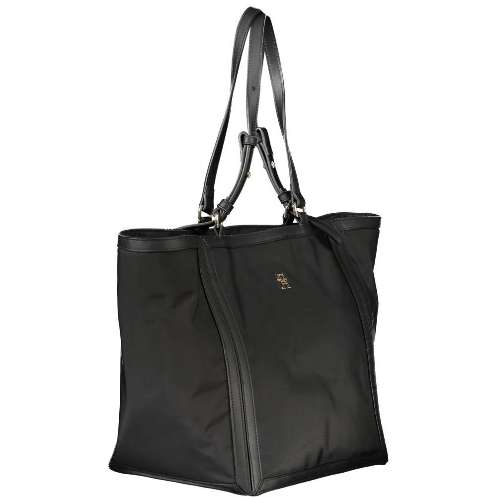 Tommy Hilfiger Black Polyester Women Handbag Tommy Hilfiger