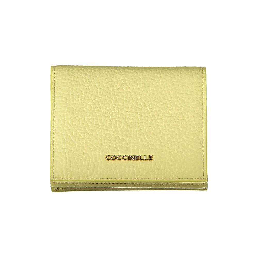 Coccinelle Giallo Leather Woman Wallet