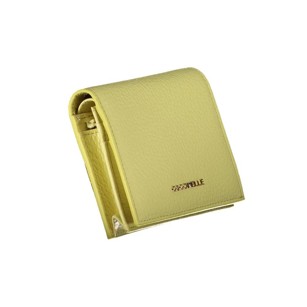 Coccinelle Giallo Leather Woman Wallet