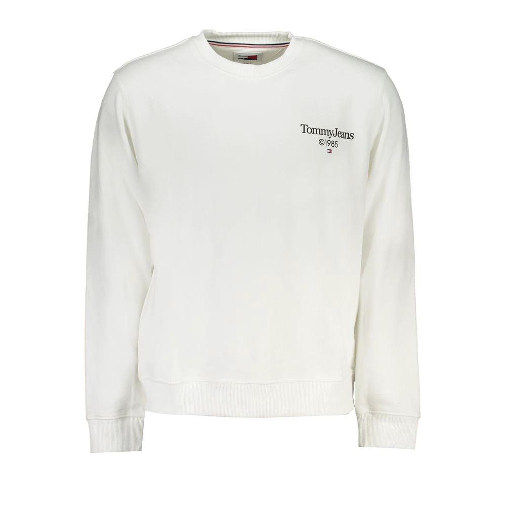 Tommy Hilfiger White Cotton Men's Sweatshirt Tommy Hilfiger