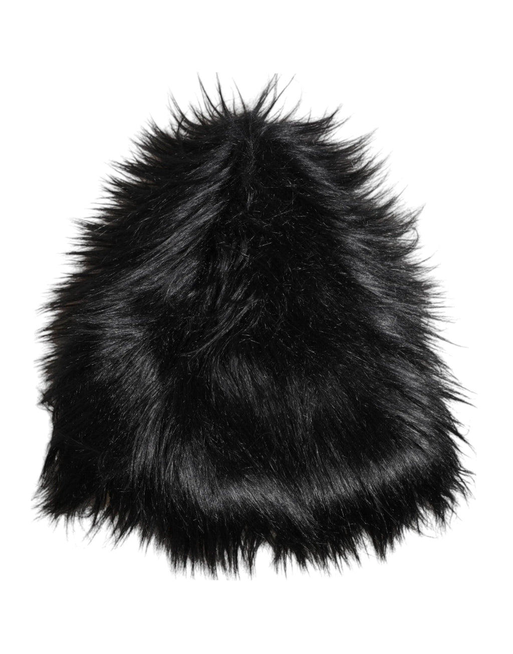 Dolce & Gabbana Black Acrylic Fur Womens Bucket Hat by Dolce & Gabbana
