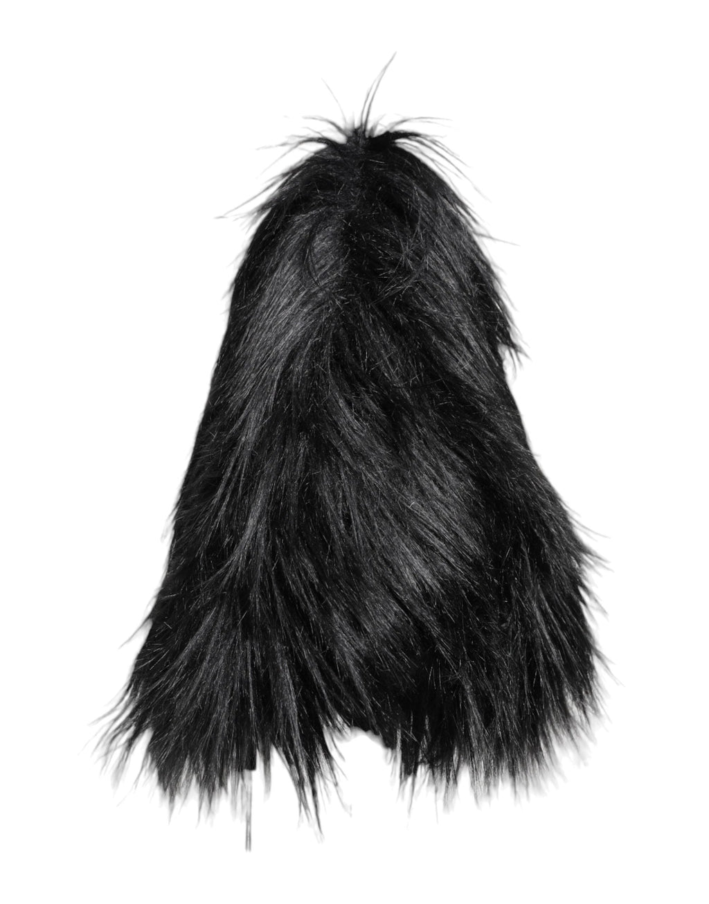 Dolce & Gabbana Black Acrylic Fur Womens Bucket Hat by Dolce & Gabbana