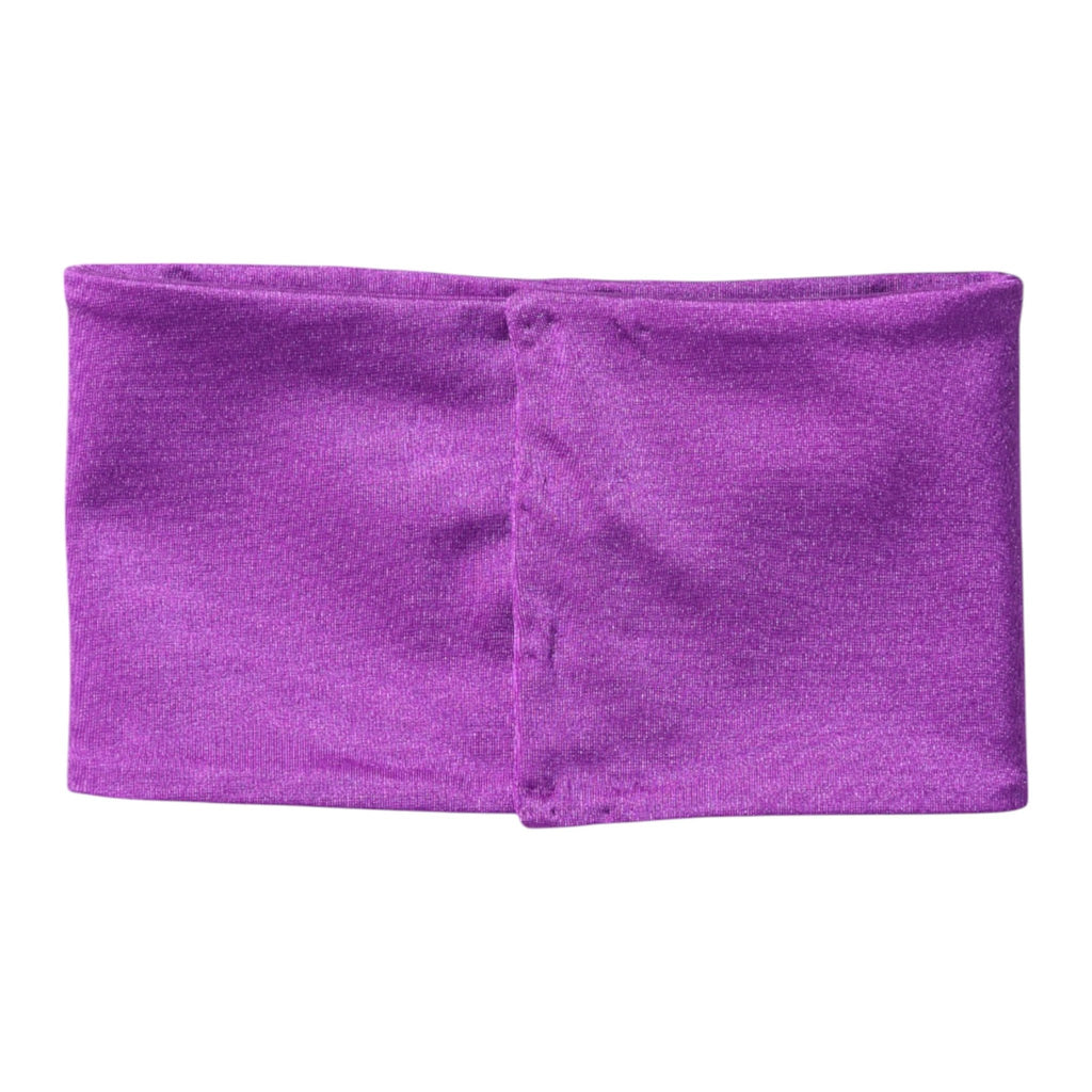 Dolce & Gabbana Purple Nylon Stretch Women Neck Warmer Scarf by Dolce & Gabbana