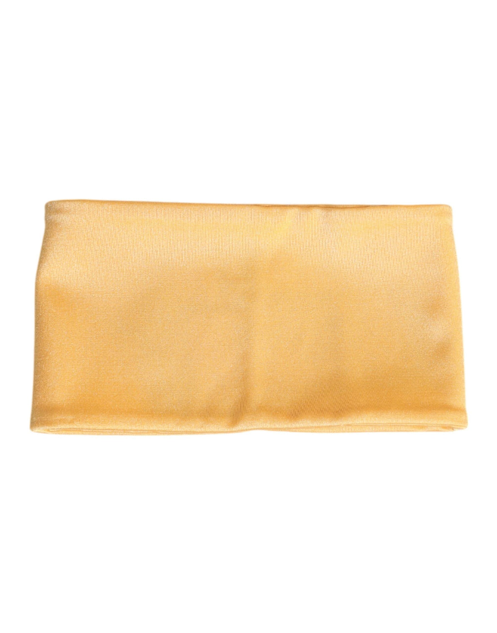 Dolce & Gabbana Yellow Nylon Stretch Women Neck Warmer Scarf by Dolce & Gabbana