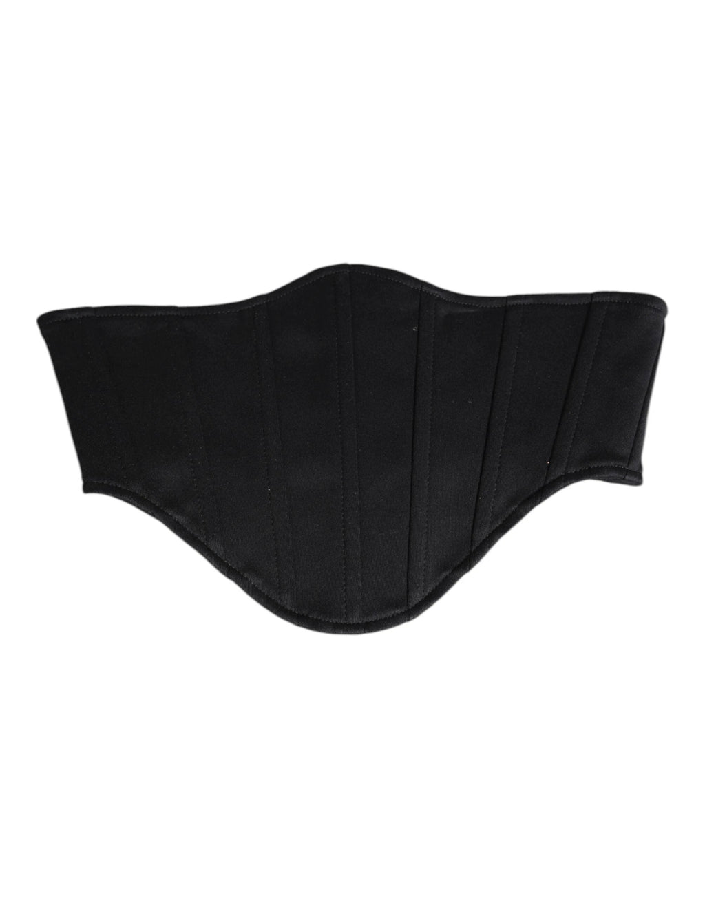 Dolce & Gabbana Black Cotton Waist Tuxedo Belt Cummerbund by Dolce & Gabbana