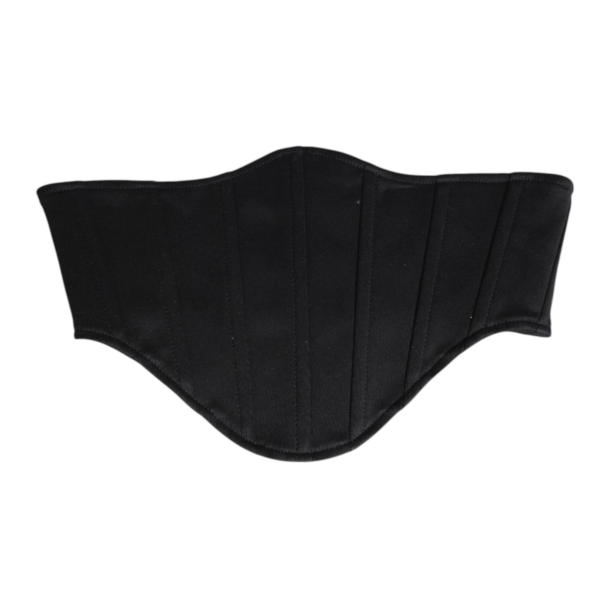 Dolce & Gabbana Black Cotton Waist Tuxedo Belt Cummerbund by Dolce & Gabbana