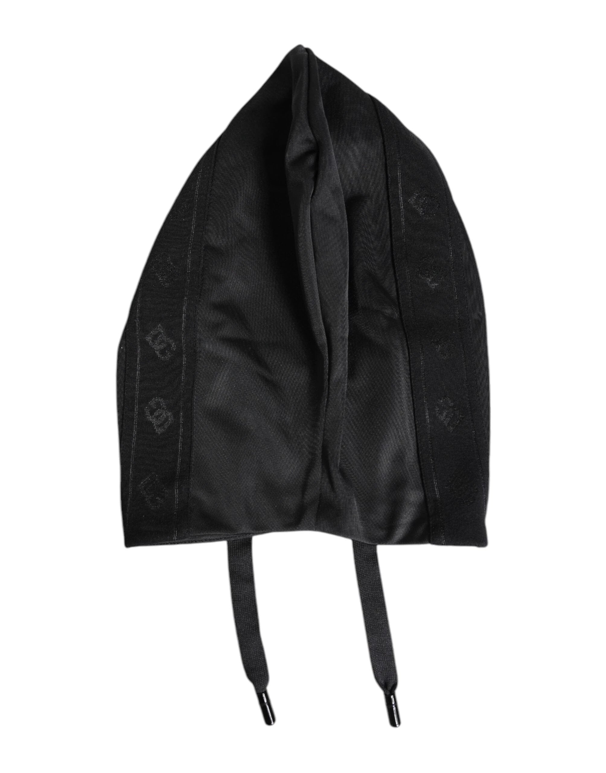 Dolce & Gabbana Black Polyester Whole Head Wrap Hat by Dolce & Gabbana