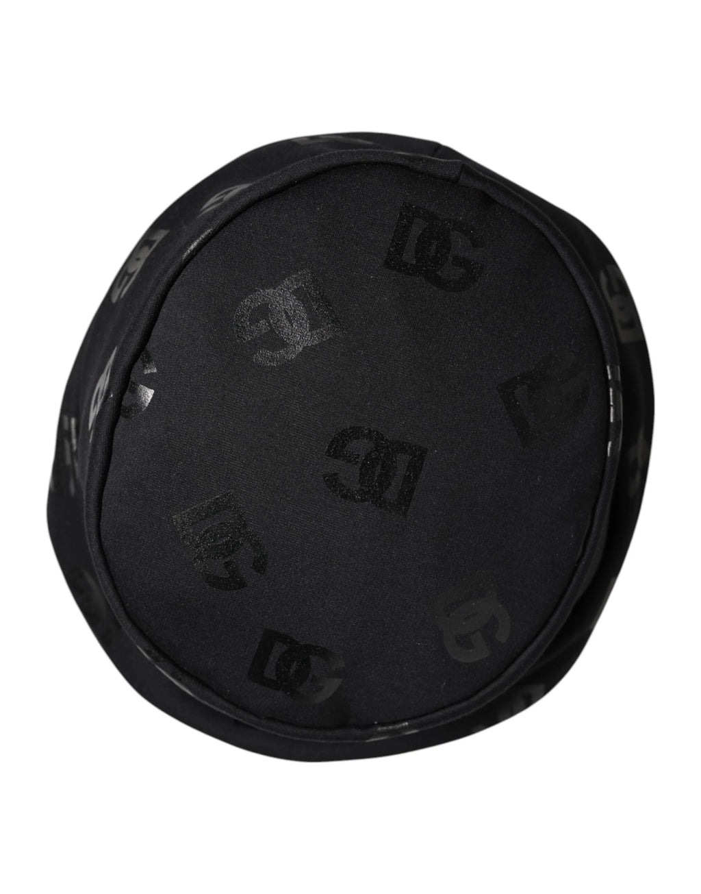Dolce & Gabbana Black DG Monogram Polyester Jacquard Bucket Hat by Dolce & Gabbana
