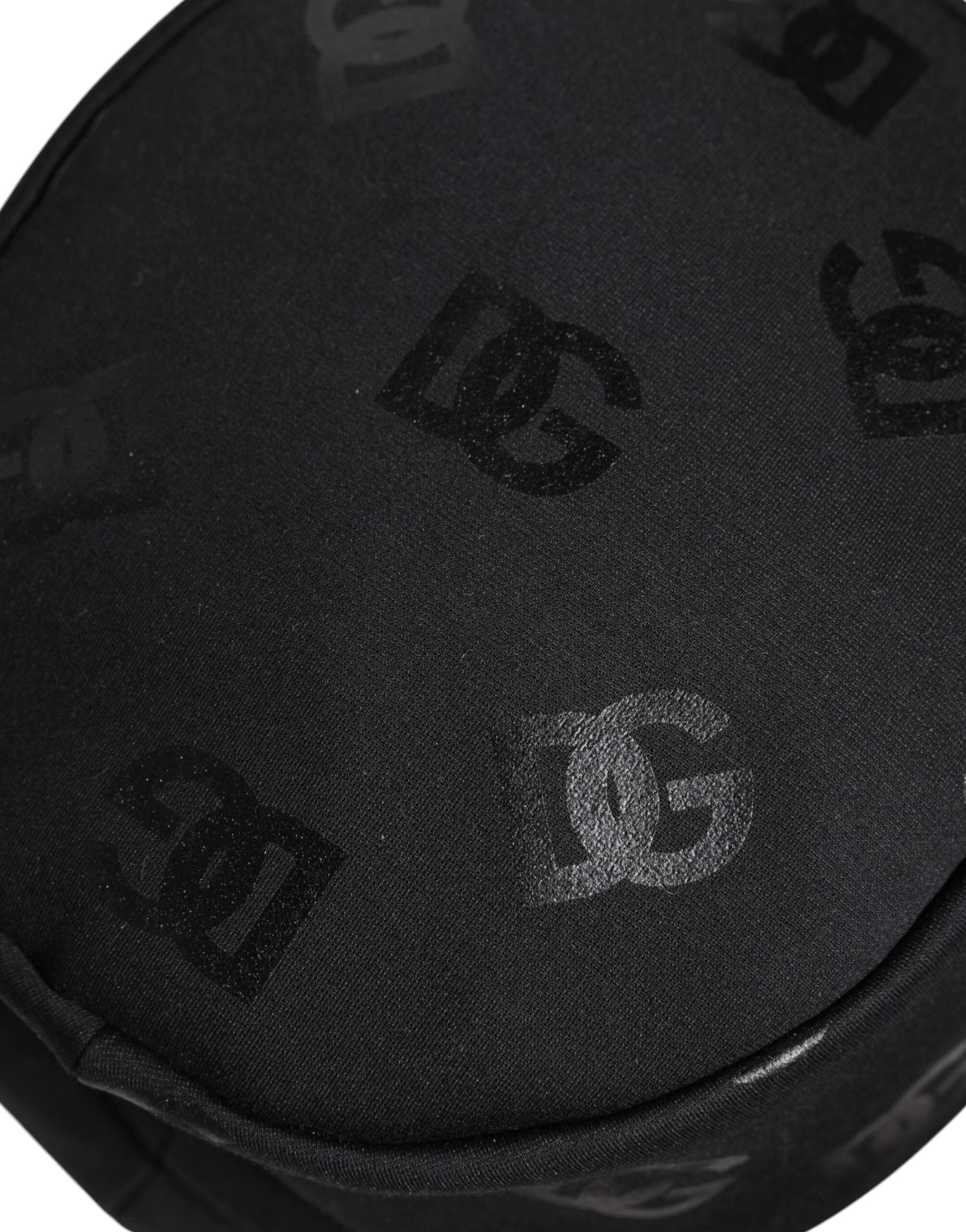 Dolce & Gabbana Black DG Monogram Polyester Jacquard Bucket Hat by Dolce & Gabbana