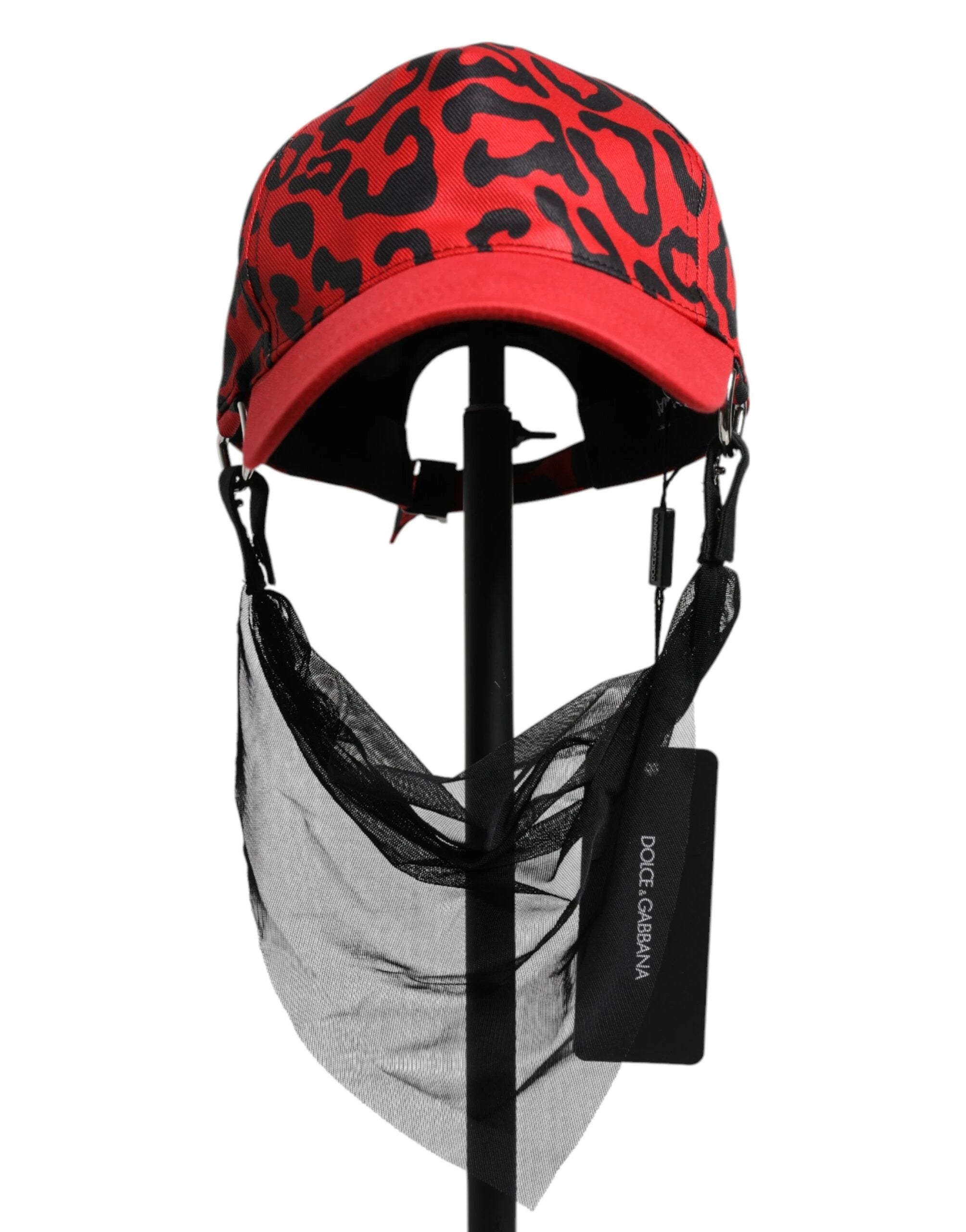 Dolce & Gabbana Red Cotton 6 Panels Women Baseball Cap by Dolce & Gabbana