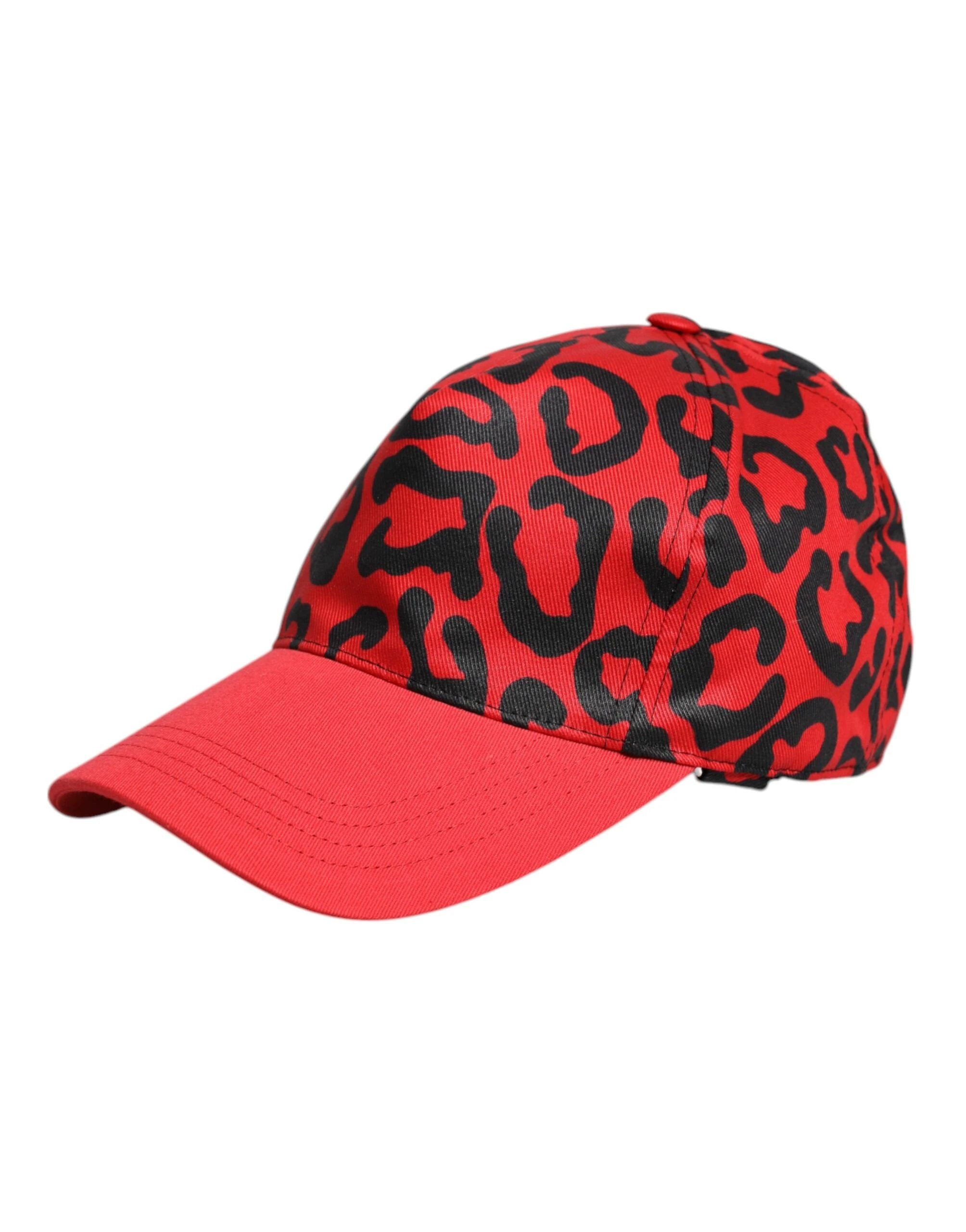 Dolce & Gabbana Red Cotton 6 Panels Women Baseball Cap by Dolce & Gabbana