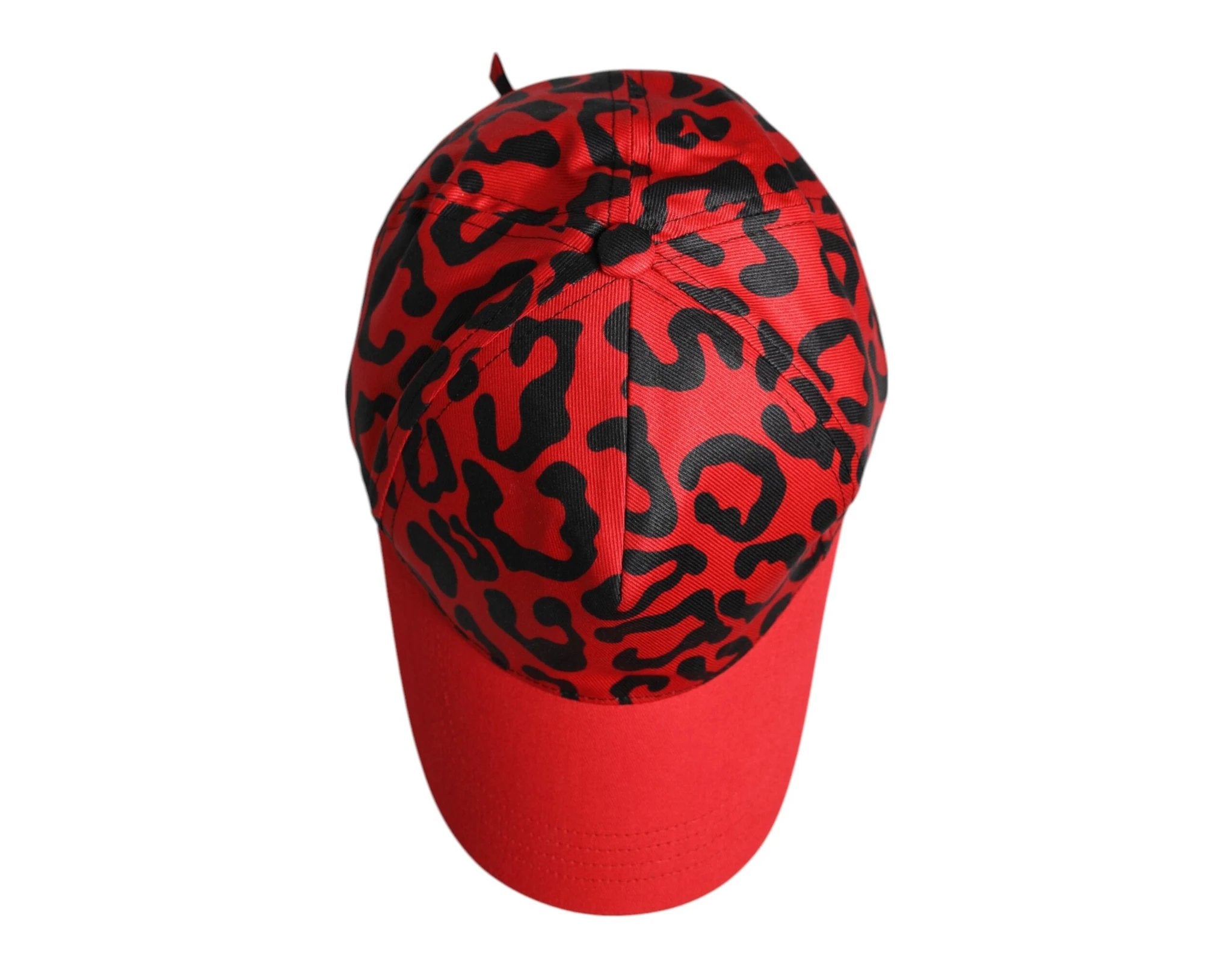 Dolce & Gabbana Red Cotton 6 Panels Women Baseball Cap by Dolce & Gabbana