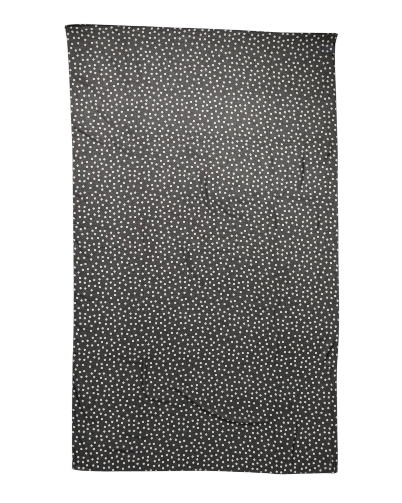 Dolce & Gabbana Black Polka Dots Polyester Wrap Shawl Scarf by Dolce & Gabbana