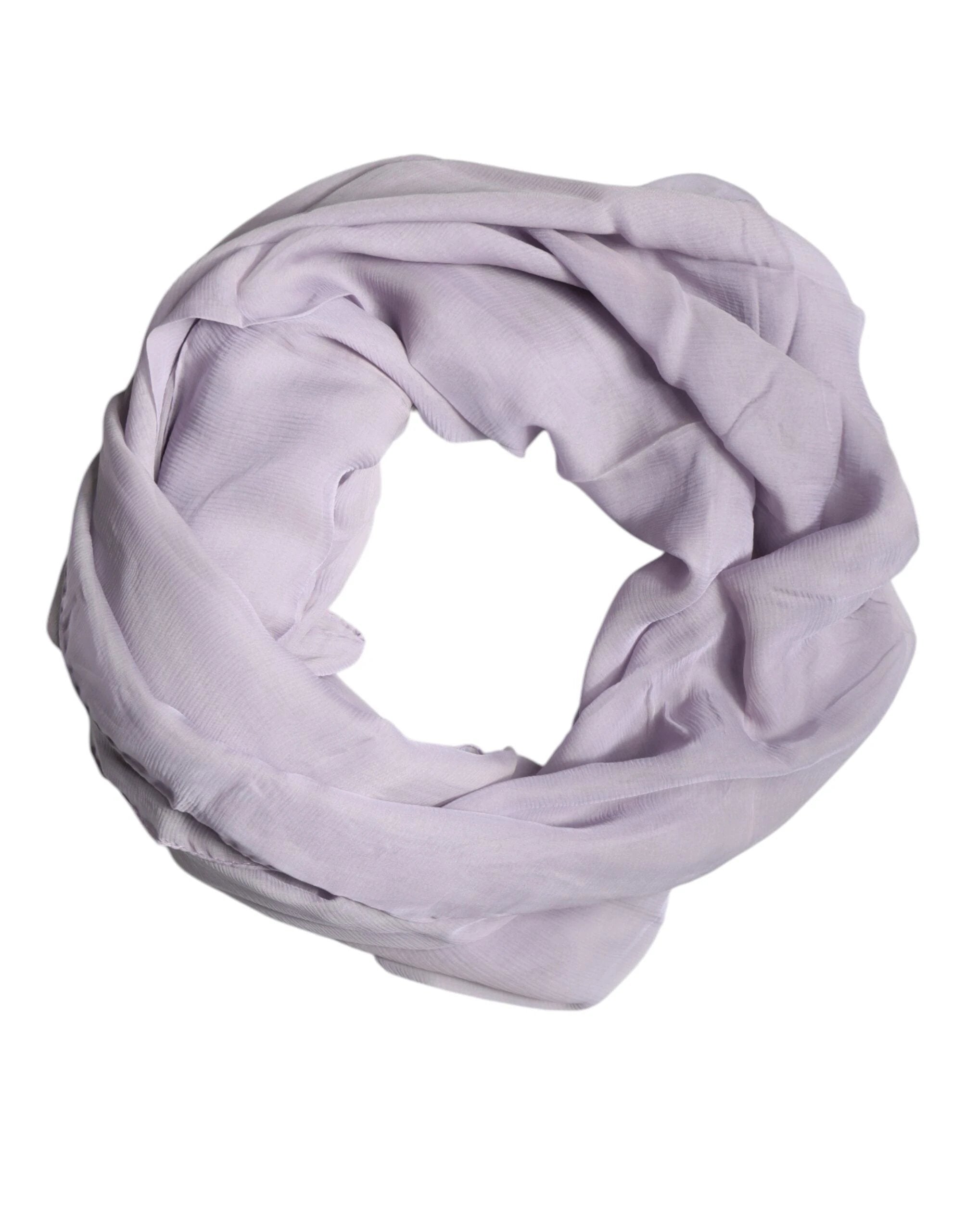 Dolce & Gabbana Purple Silk Rectangle Wrap Shawl Scarf by Dolce & Gabbana