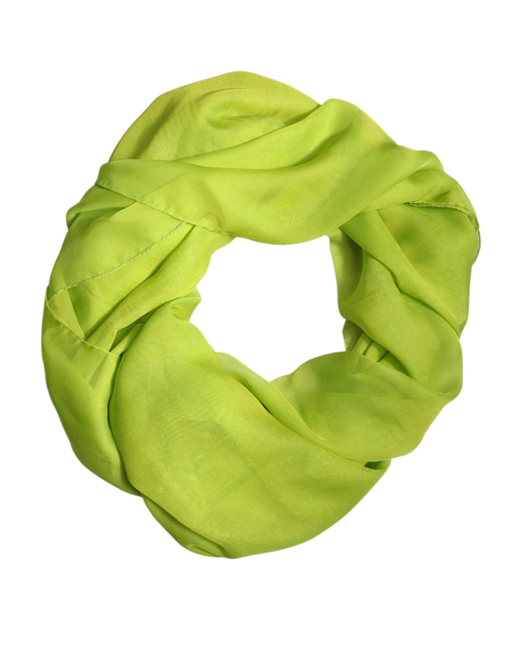 Dolce & Gabbana Green Silk Rectangle Wrap Shawl Neck Warmer Scarf by Dolce & Gabbana