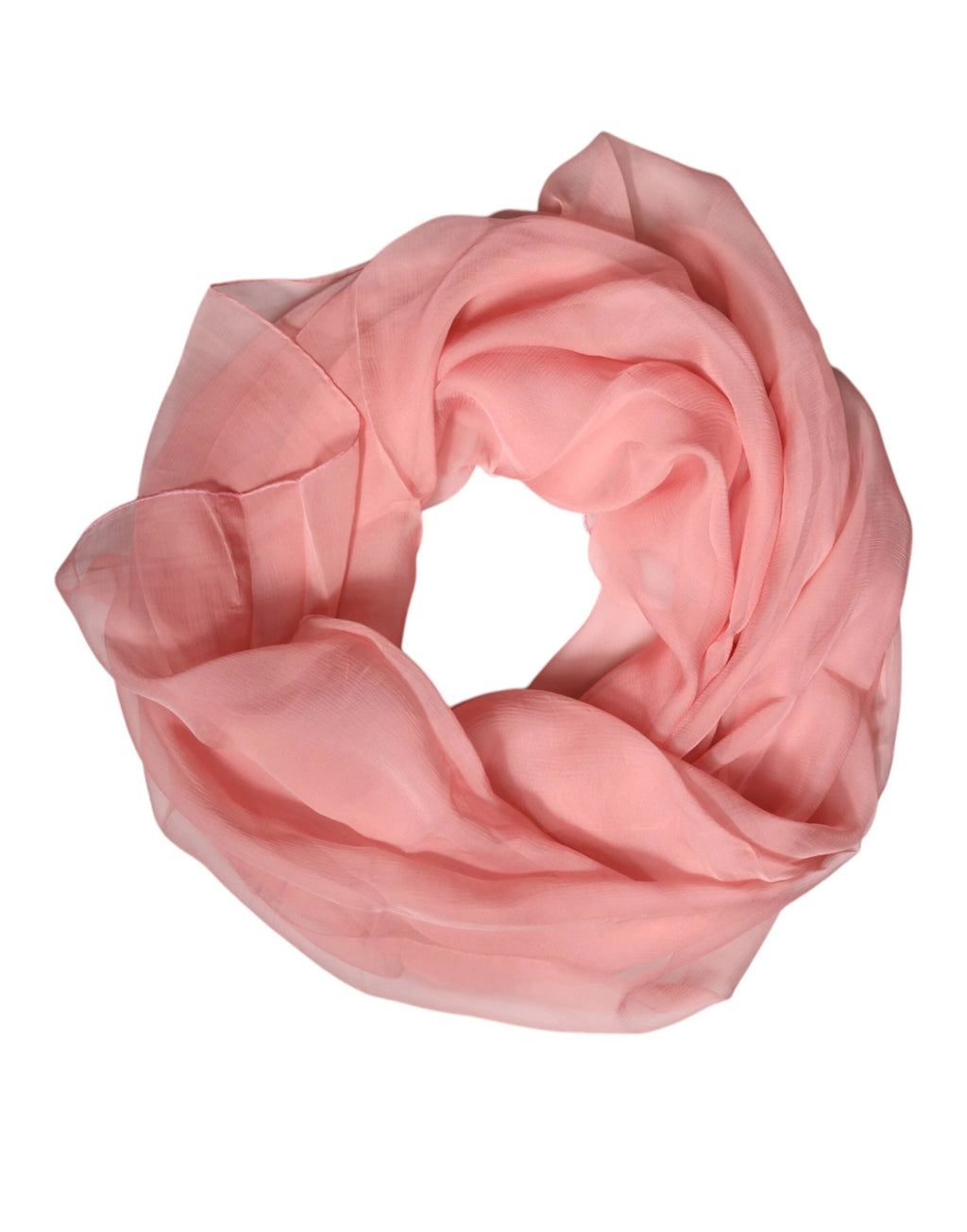 Dolce & Gabbana Pink Silk Rectangle Women Wrap Shawl Scarf by Dolce & Gabbana