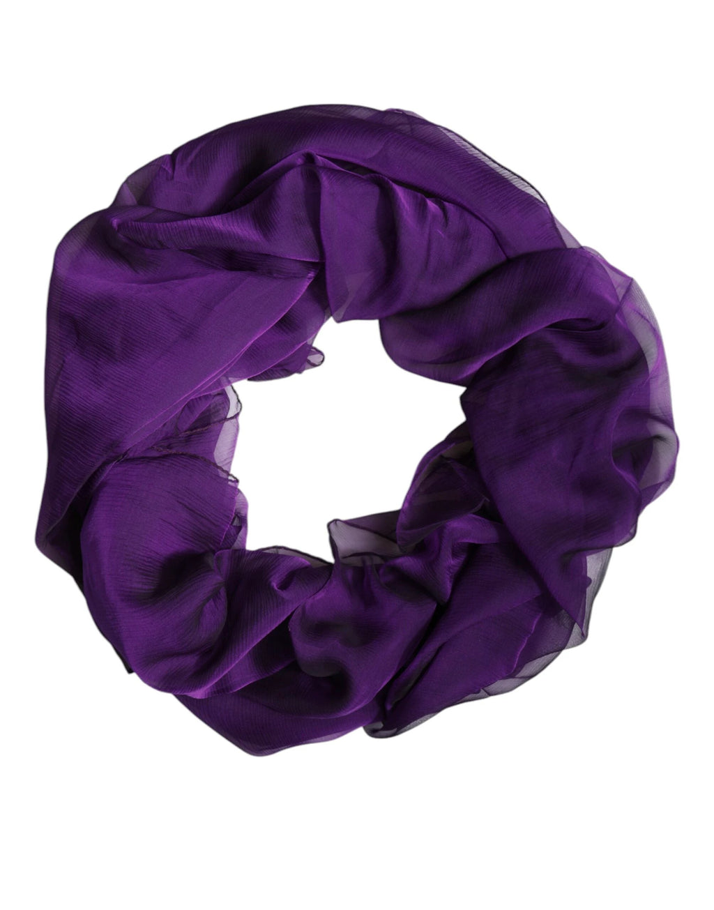 Dolce & Gabbana Purple Silk Rectangle Wrap Shawl Scarf by Dolce & Gabbana
