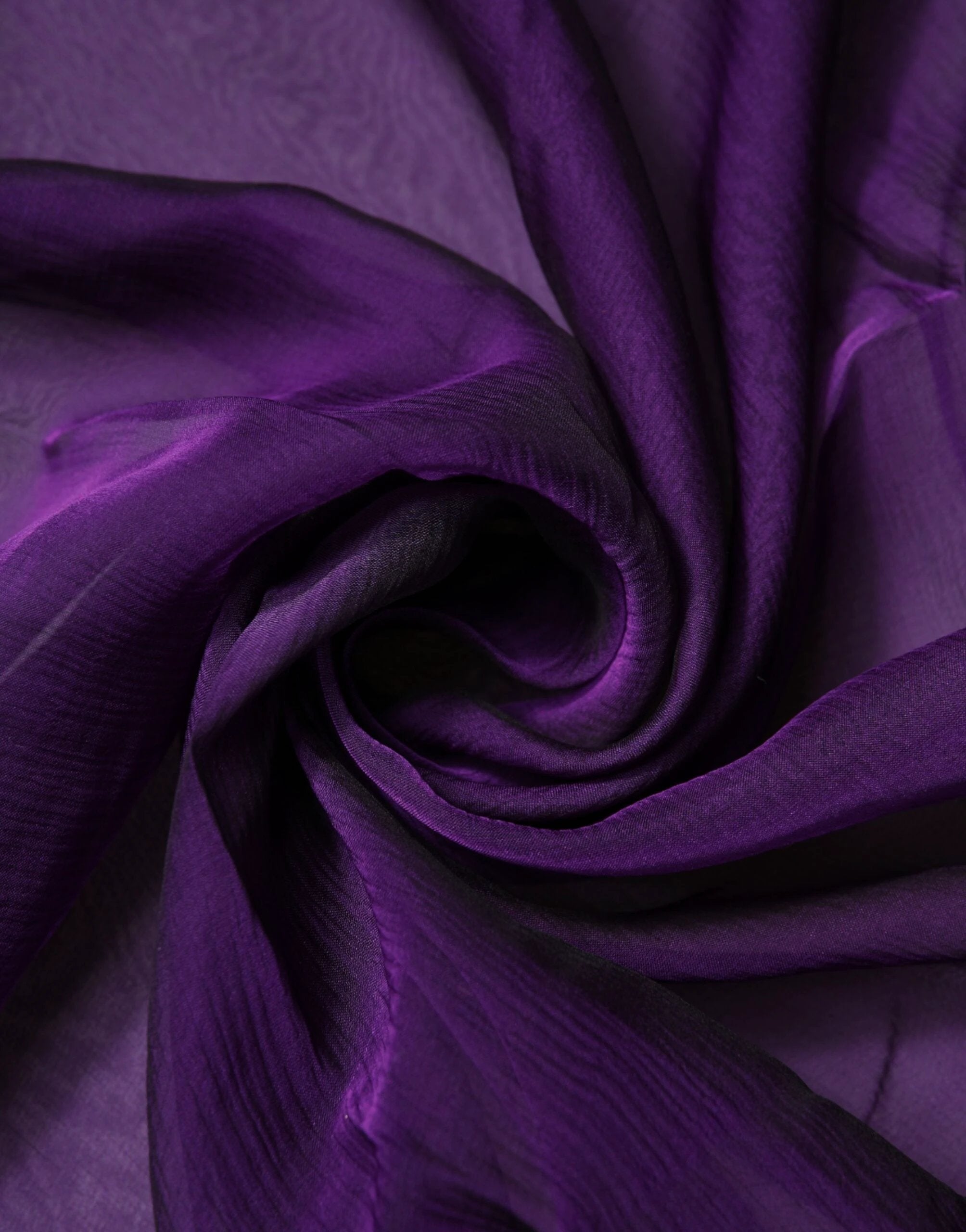 Dolce & Gabbana Purple Silk Rectangle Wrap Shawl Scarf by Dolce & Gabbana