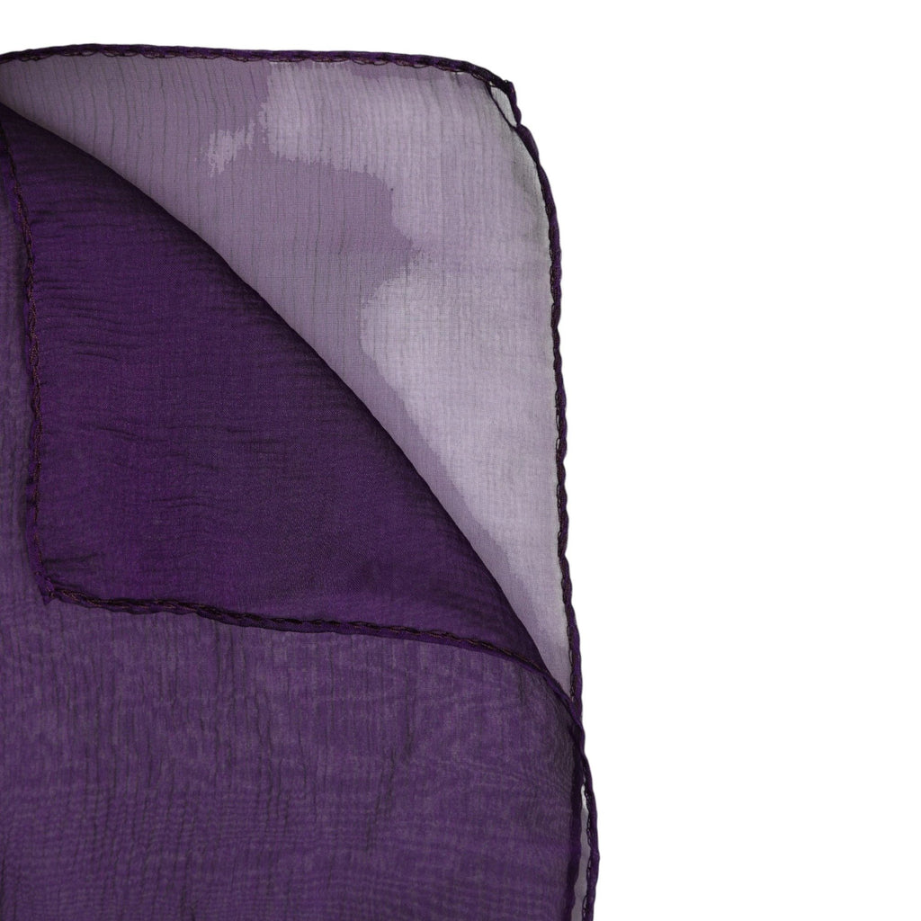 Dolce & Gabbana Purple Silk Rectangle Wrap Shawl Scarf by Dolce & Gabbana