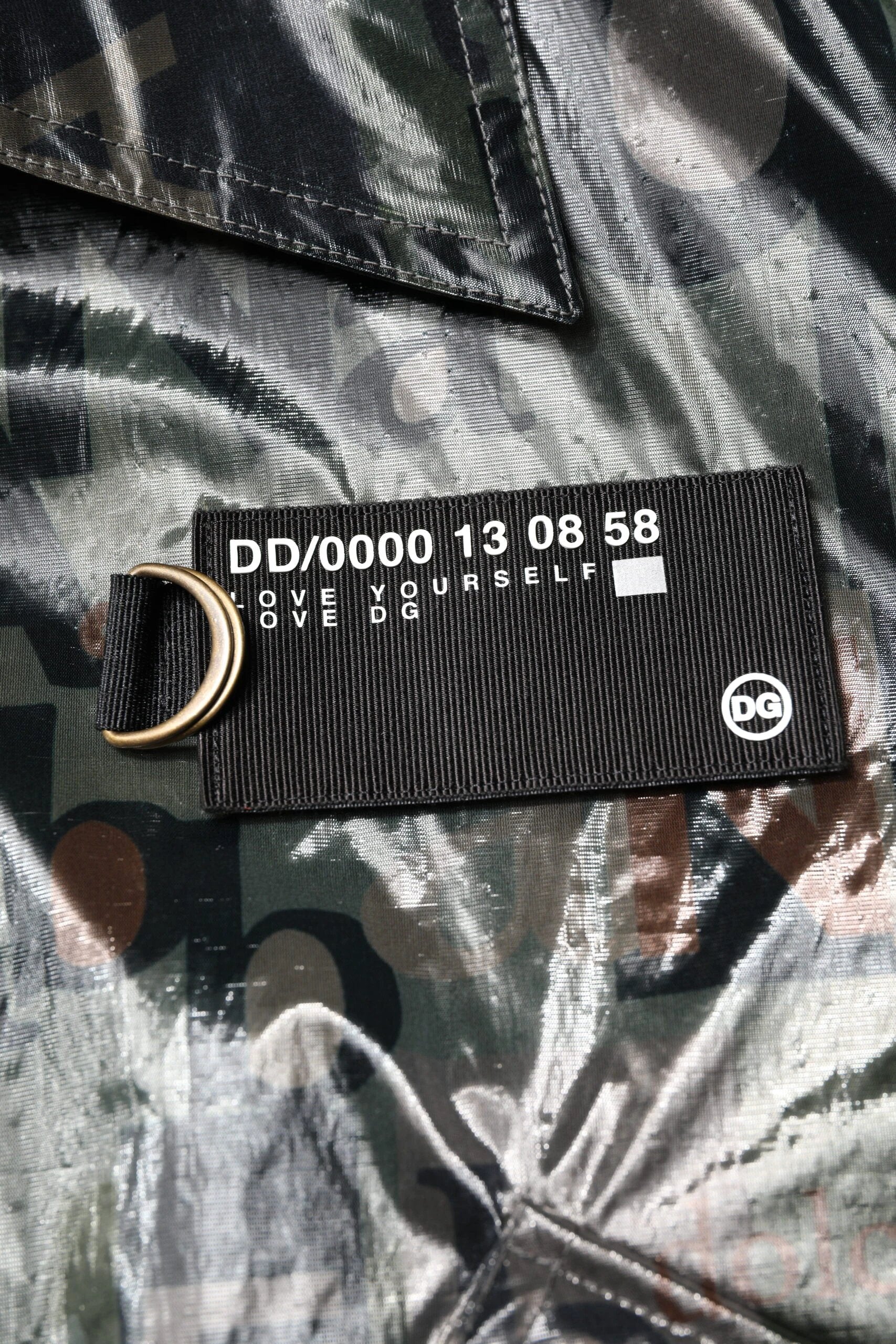 Dolce & Gabbana Green DG Logo Print Bomber Full Zip Jacket by Dolce & Gabbana