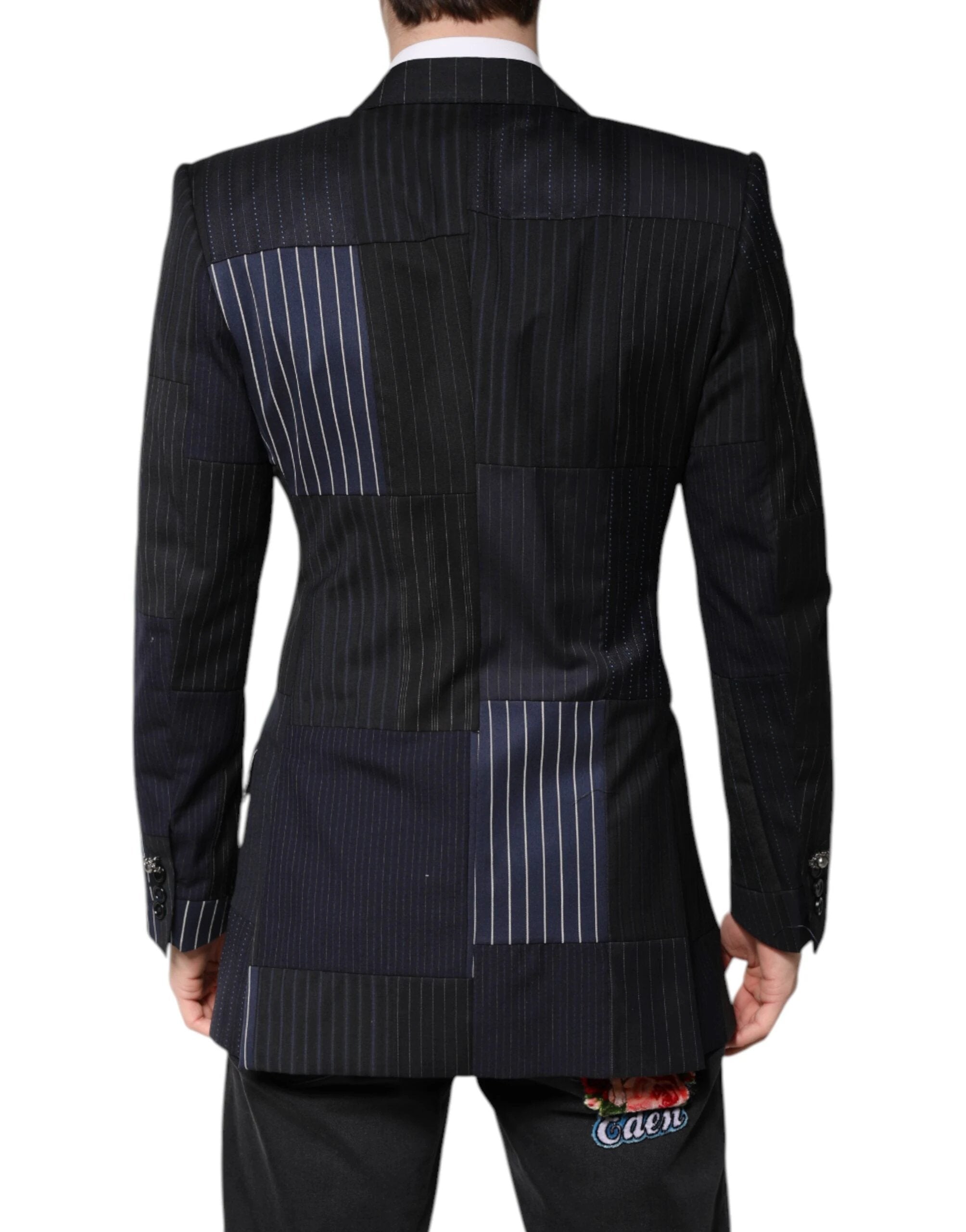 Dolce & Gabbana Multicolor Patchwork Jacket Coat Suit Blazer by Dolce & Gabbana