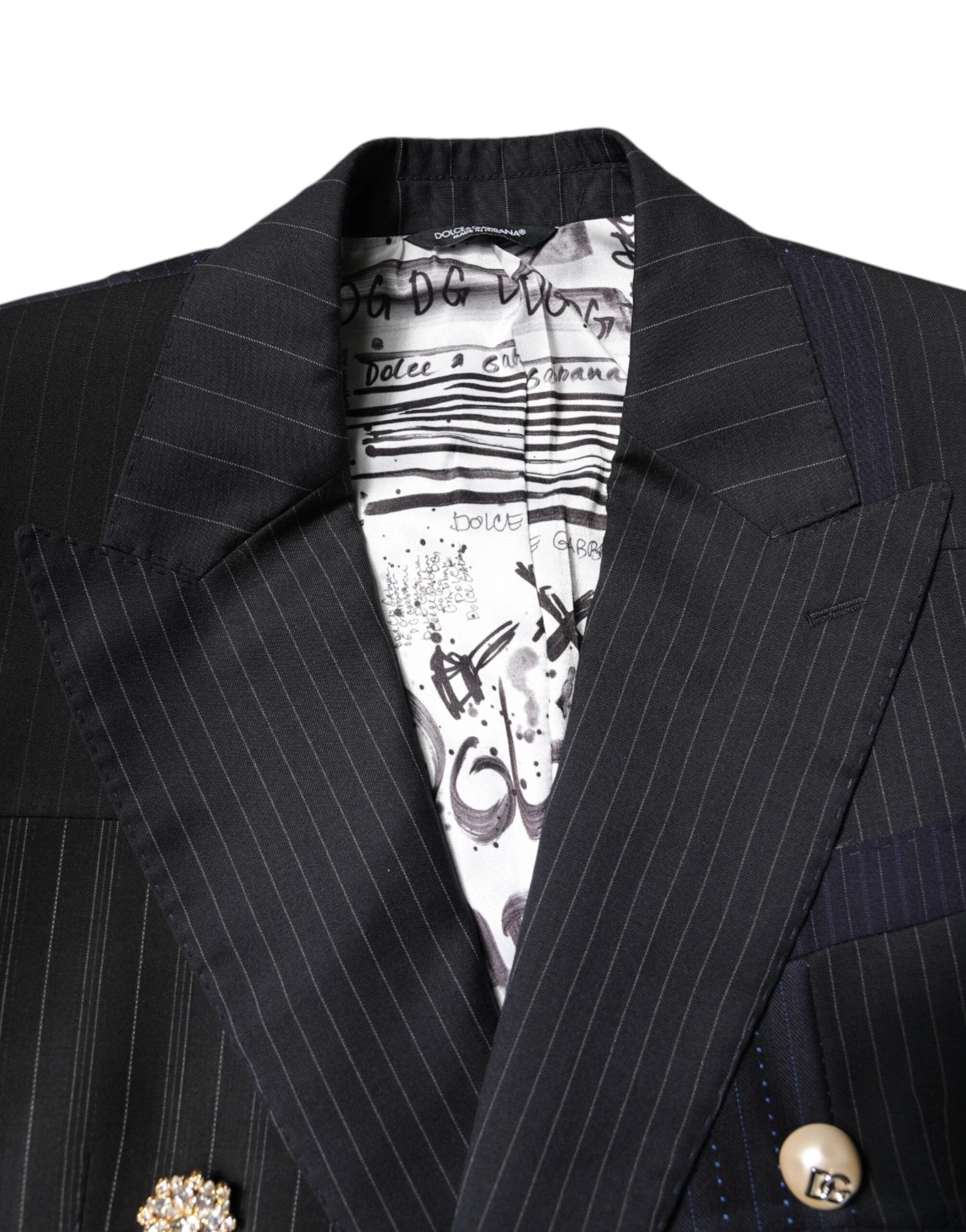 Dolce & Gabbana Multicolor Patchwork Jacket Coat Suit Blazer by Dolce & Gabbana