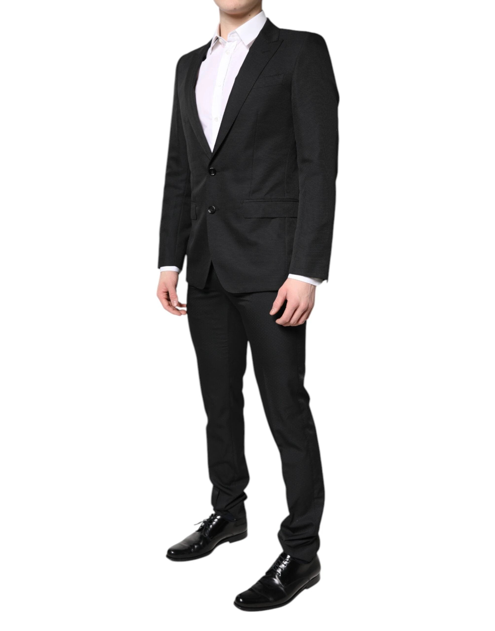 Dolce & Gabbana Black Single Breasted Formal 2 Piece Suit by Dolce & Gabbana