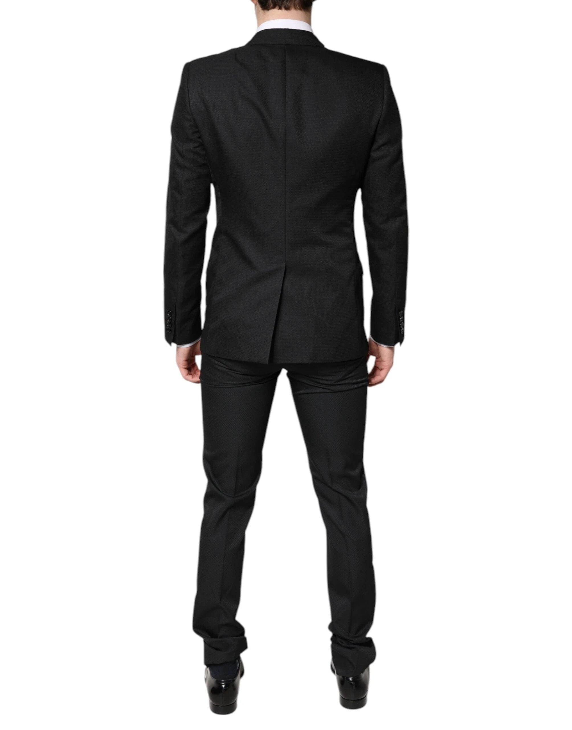 Dolce & Gabbana Black Single Breasted Formal 2 Piece Suit by Dolce & Gabbana