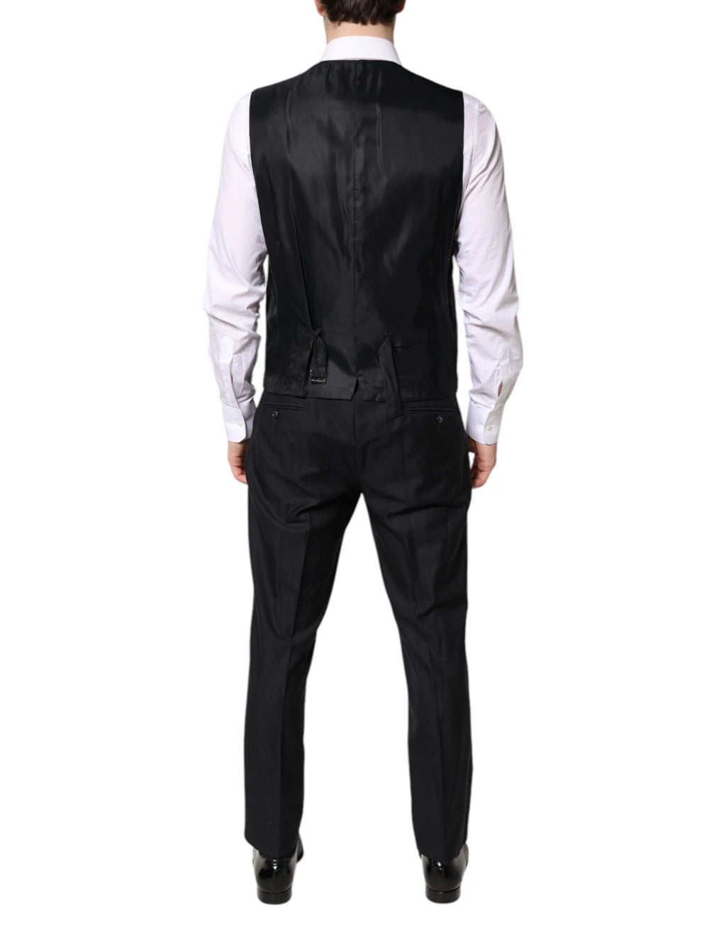 Dolce & Gabbana Black Double Breasted Formal 3 Piece Suit by Dolce & Gabbana