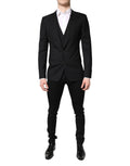 Dolce & Gabbana Black Single Breasted Formal Blazer with Vest by Dolce & Gabbana