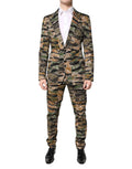 Dolce & Gabbana Multicolor TAORMINA Single Breasted 2 Piece Suit by Dolce & Gabbana
