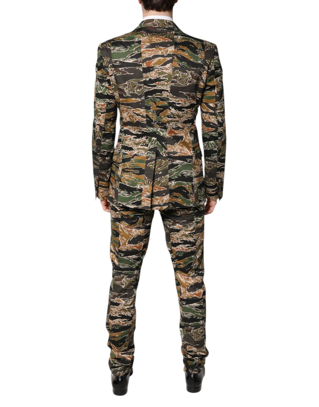Dolce & Gabbana Multicolor TAORMINA Single Breasted 2 Piece Suit by Dolce & Gabbana