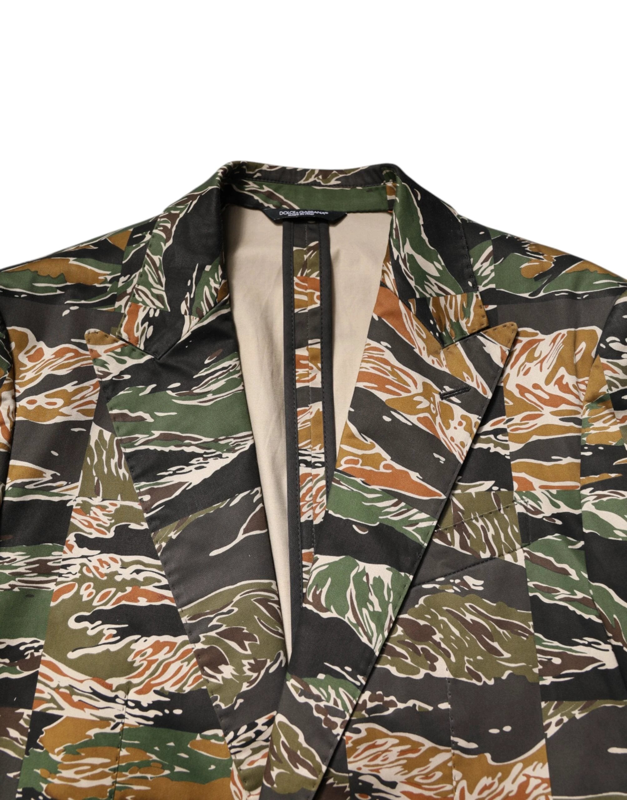 Dolce & Gabbana Multicolor TAORMINA Single Breasted 2 Piece Suit by Dolce & Gabbana